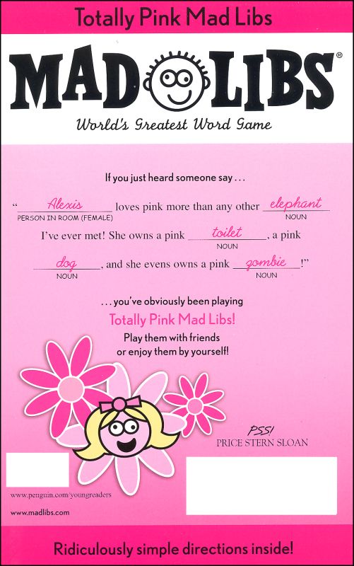 Totally Pink Mad Libs by Penguin Random House 1