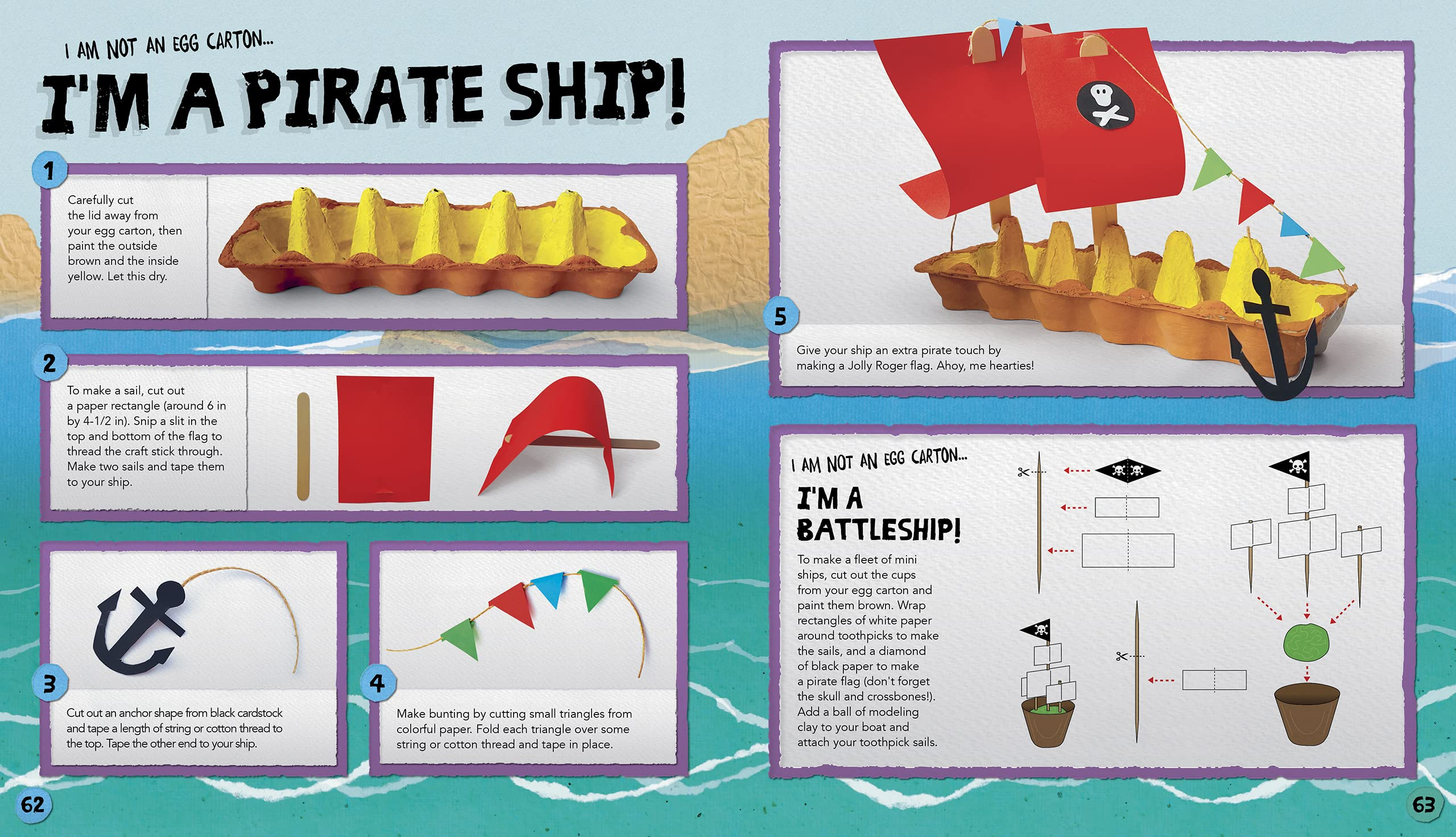 Trash Craft Upcycling Craft Projects for Toilet Rolls Cereal Boxes Egg Cartons and More by Ingram 2