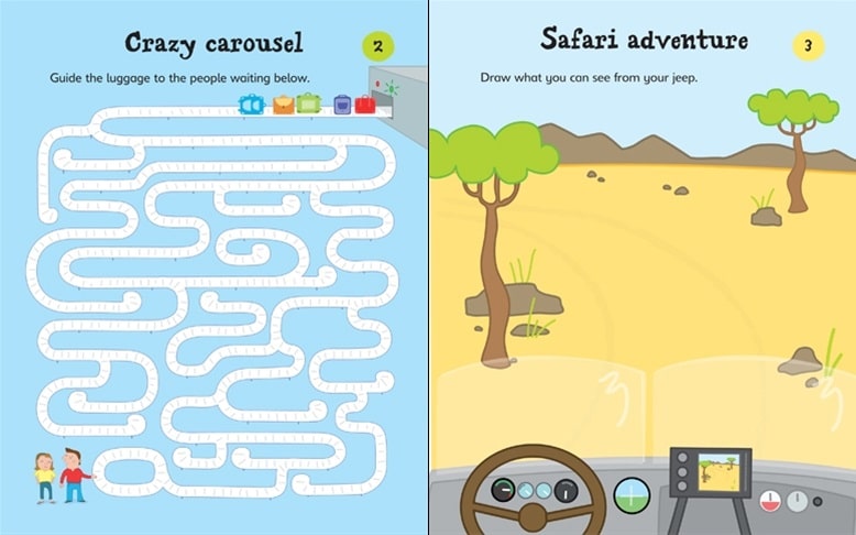 Travel Activity Pad by Usborne 1