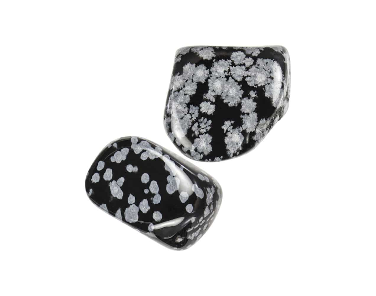 Tumbled Snowflake Obsidian by A2Z Science