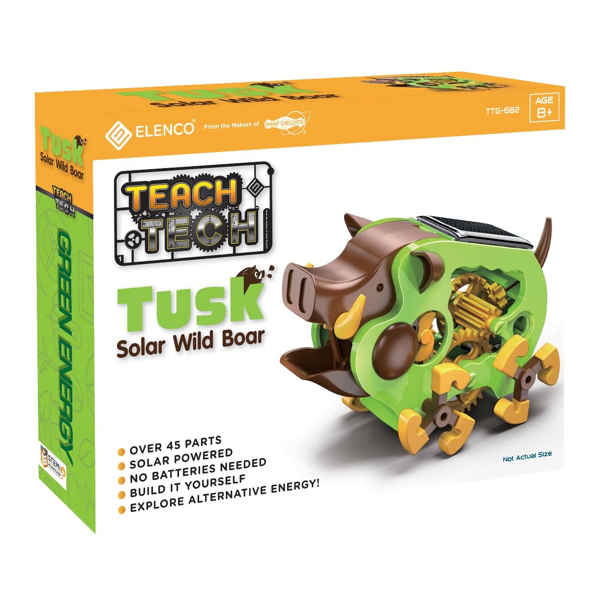 Tusk Solar Wild Boar by Elenco
