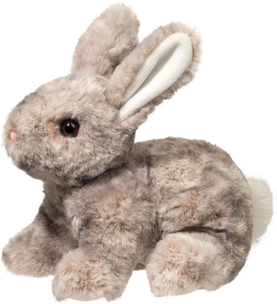 Tyler the Little Plush Gray Bunny 7 by Douglas