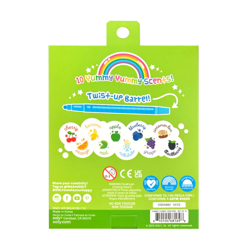 Yummy Yummy Scented Twist-up Crayons by Ooly