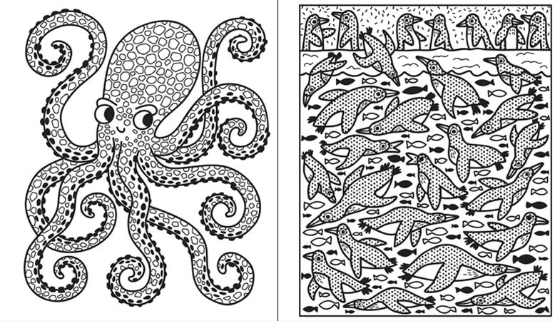 Under the Sea Magic Painting Book by Usborne 1