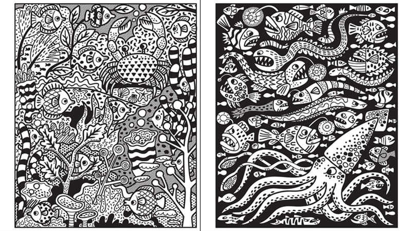 Under the Sea Magic Painting Book by Usborne 2