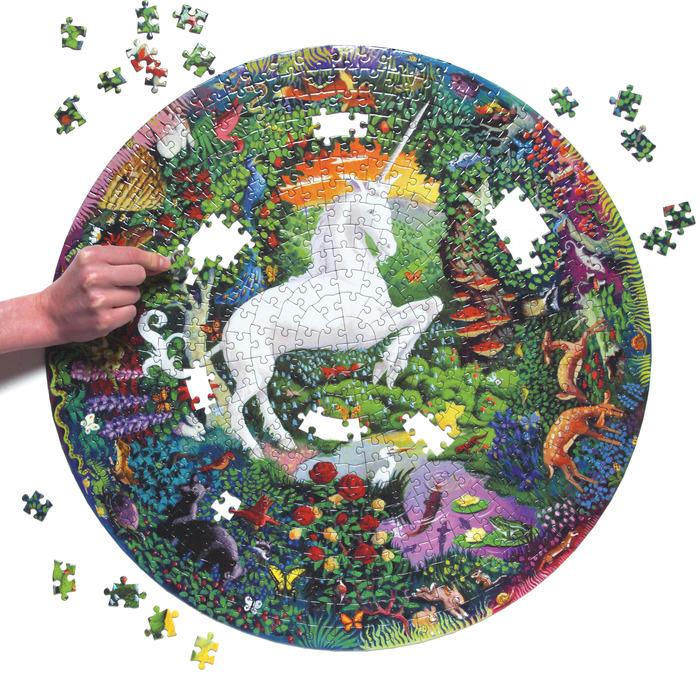 Unicorn Garden 500pc Puzzle by eeBoo 1