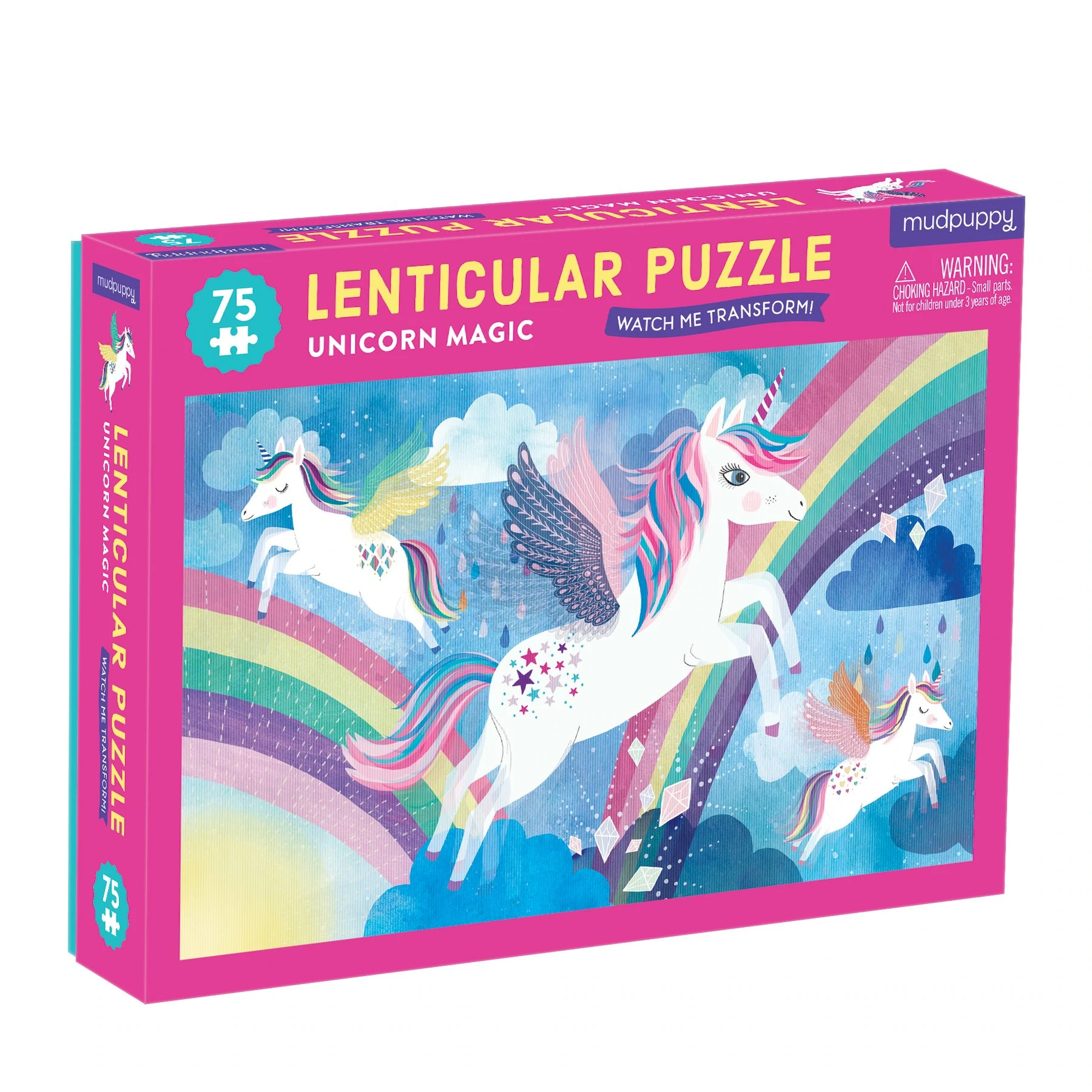 Unicorn Magic Lenticular 75pc Puzzle by Mudpuppy