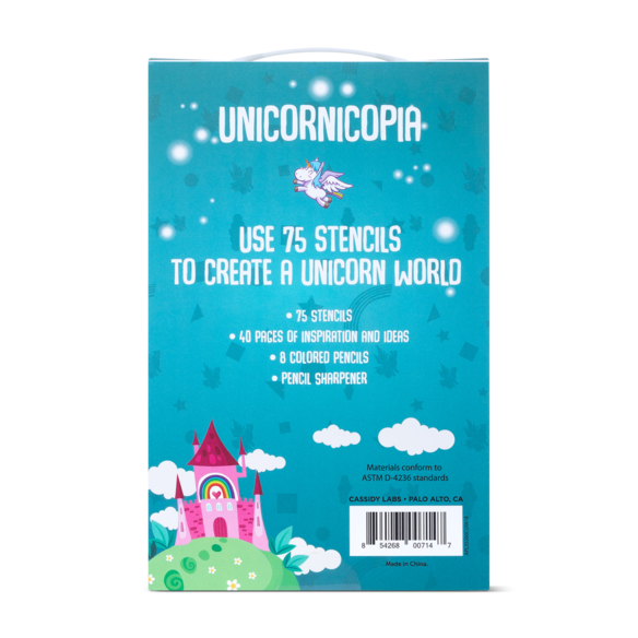 Unicorn Stencil Kit by Cassidy Labs 2