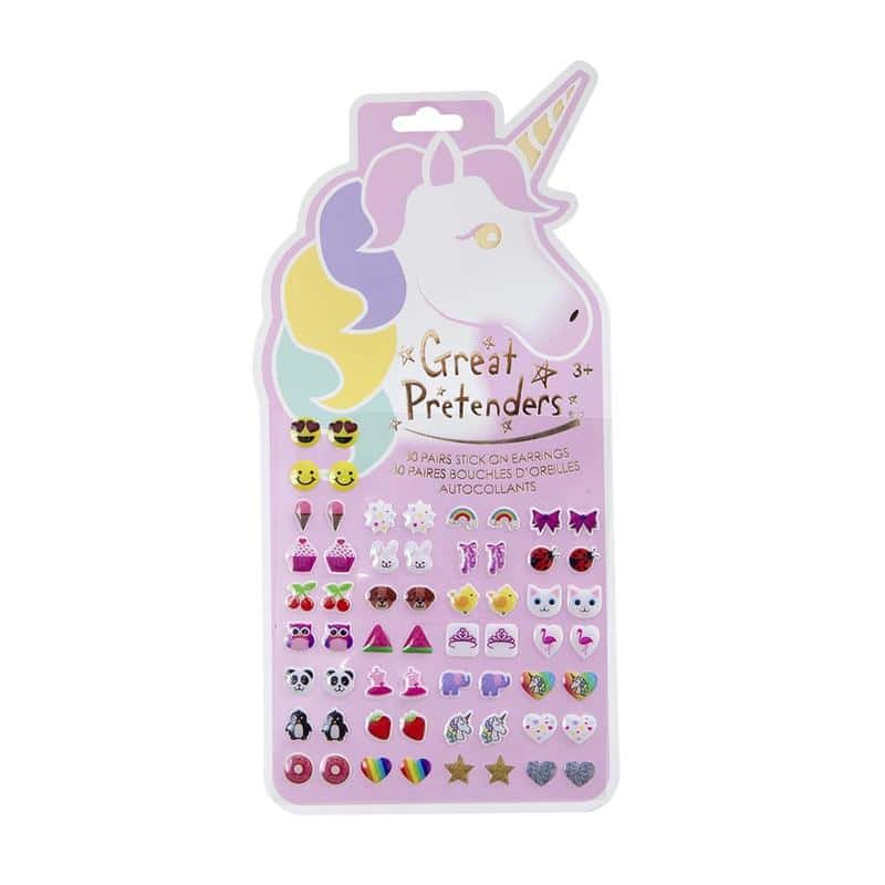 Unicorn Sticker Earrings by Great Pretenders