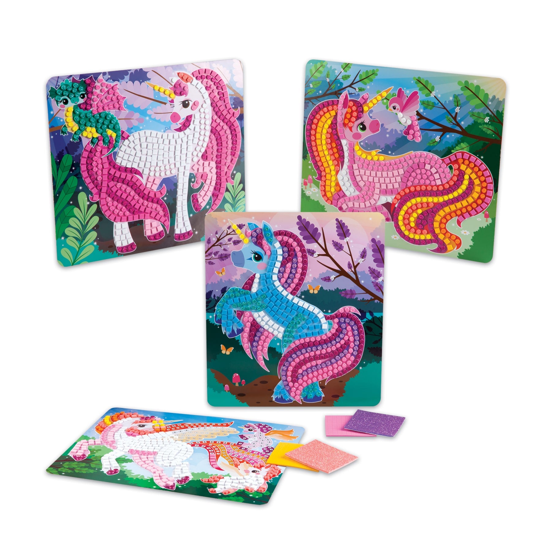 Unicorns Sticky Mosaics by Orb 1