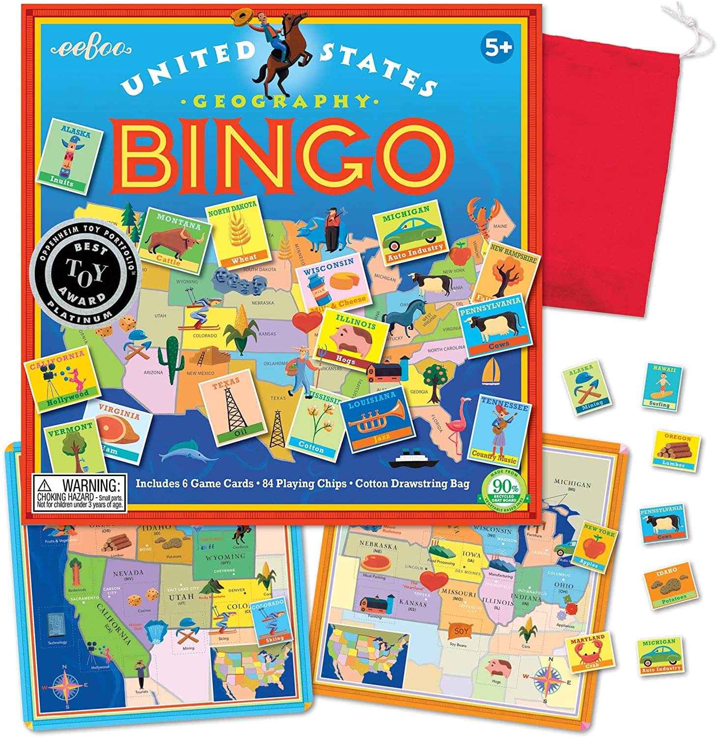 United States Bingo by eeBoo 1