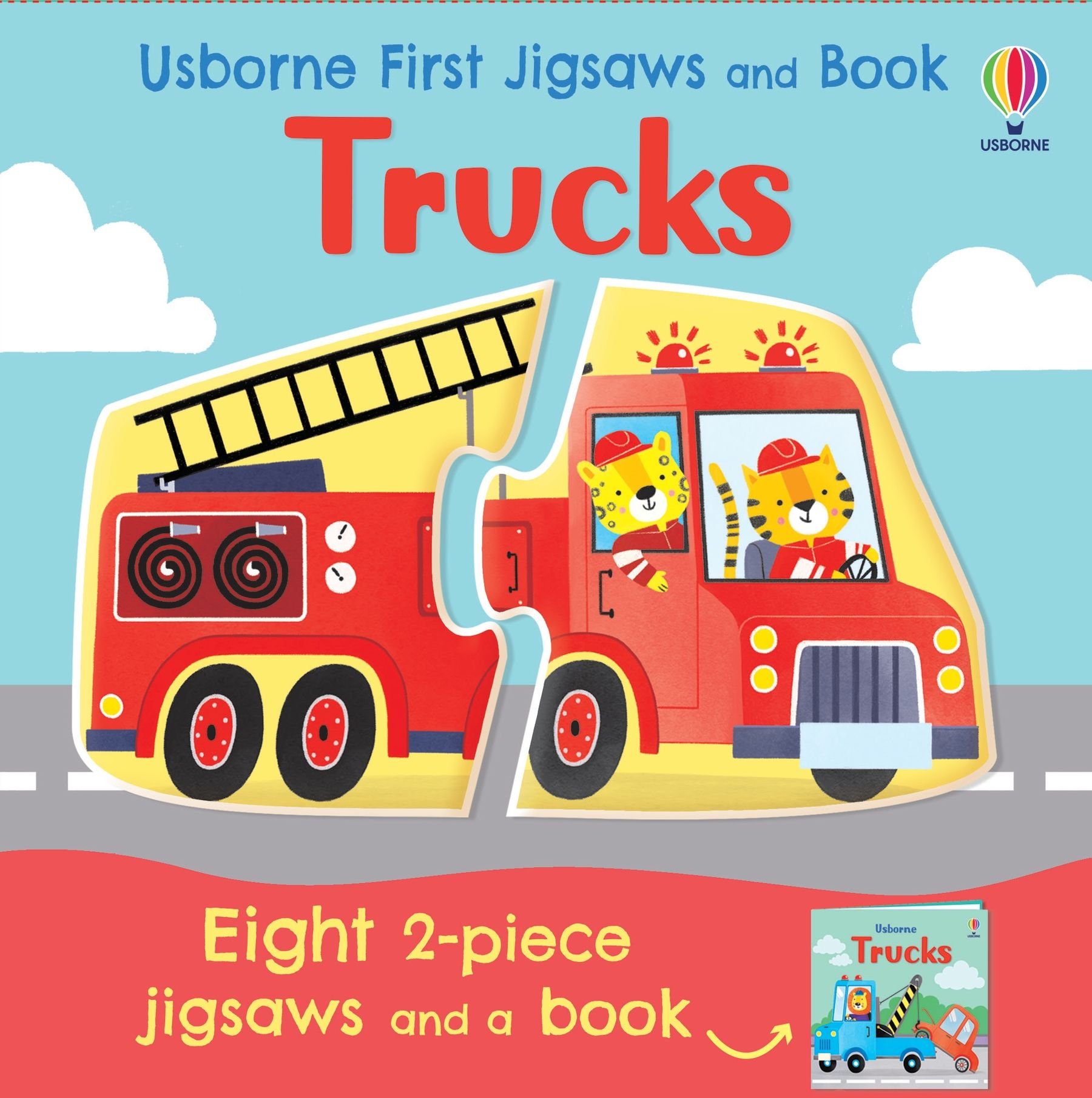 Usborne First Jigsaws and Book: Trucks-by-Usborne