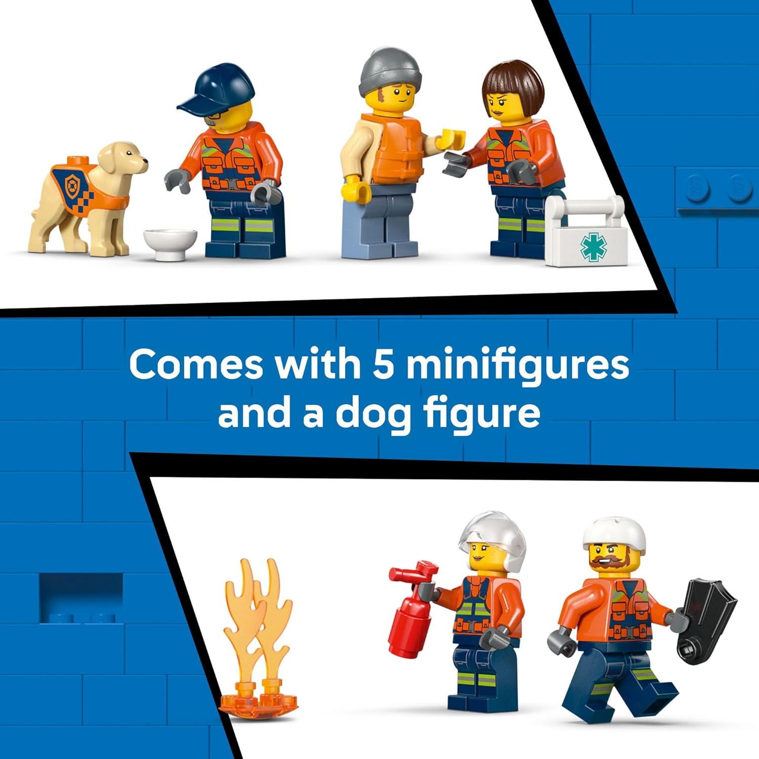 City Coast Guard Rescue Boat & Helicopter by Lego
