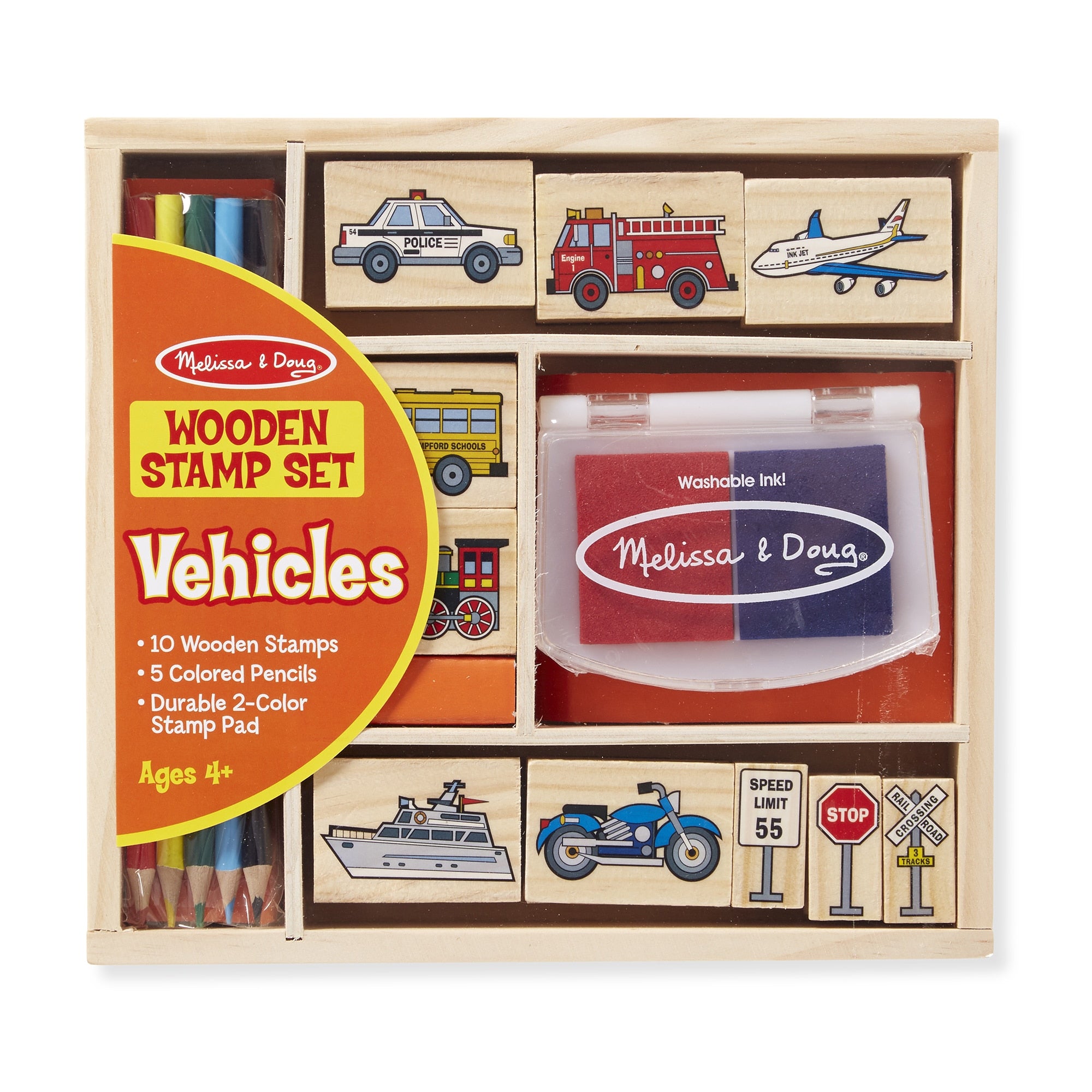 Vehicles Stamp Set by Melissa Doug