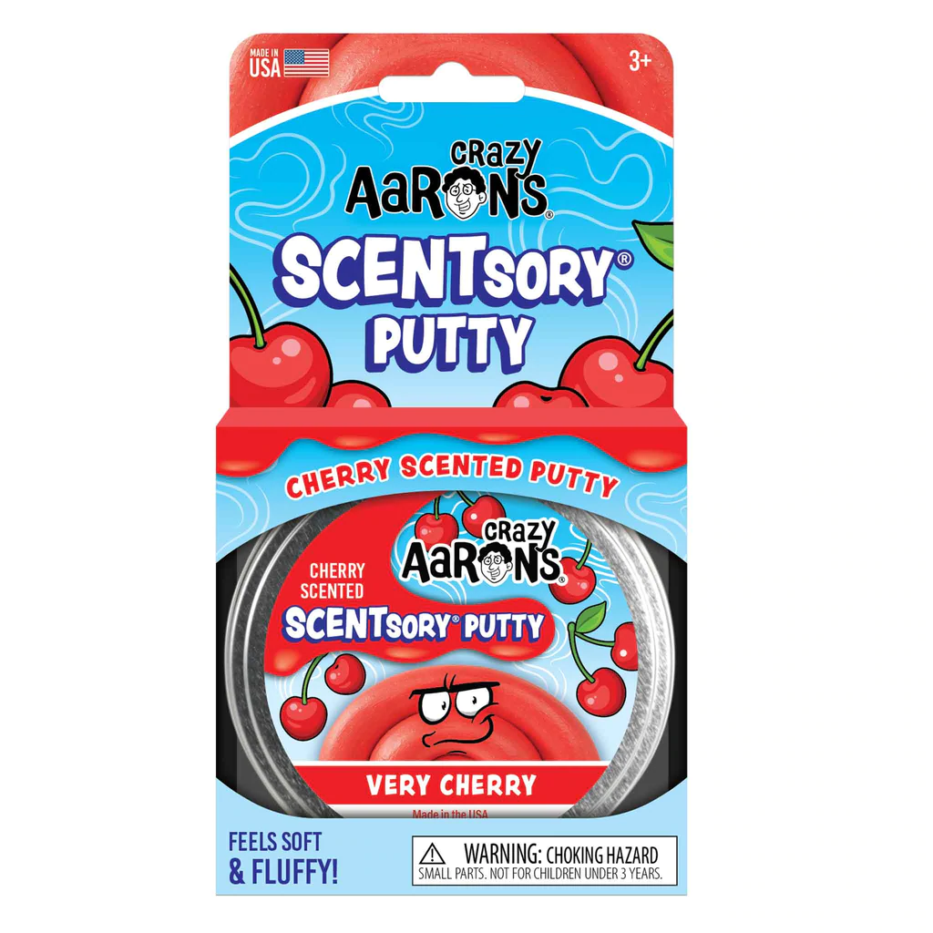 Very Cherry Thinking Putty SCENTsory Collection by Crazy Aarons Putty World