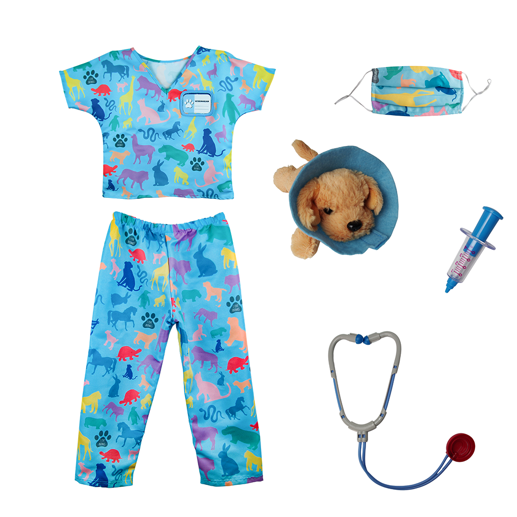 Veterinarian Scrubs with Accessories by Great Pretenders