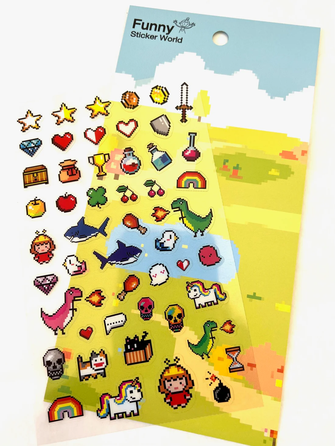 Video Game Party Stickers-by-BC USA