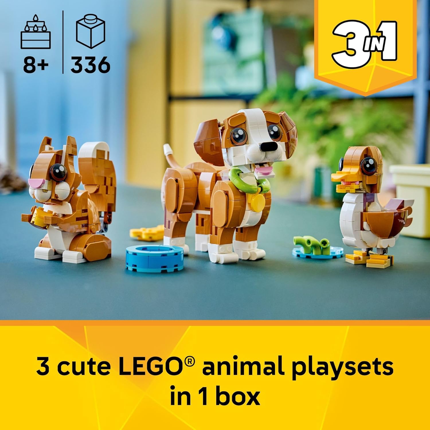Creator 3 in 1 Cute Animals: Playful Puppy Dog by Lego