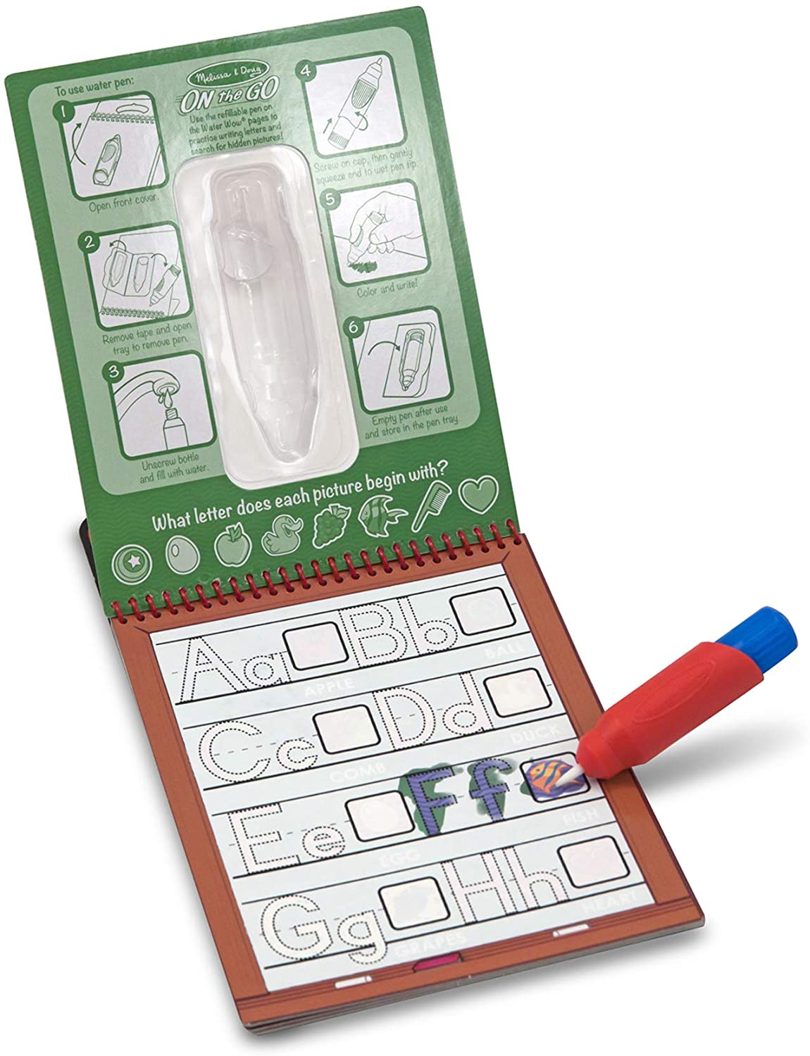 Water Wow Alphabet On the Go Travel Activity by Melissa Doug 2