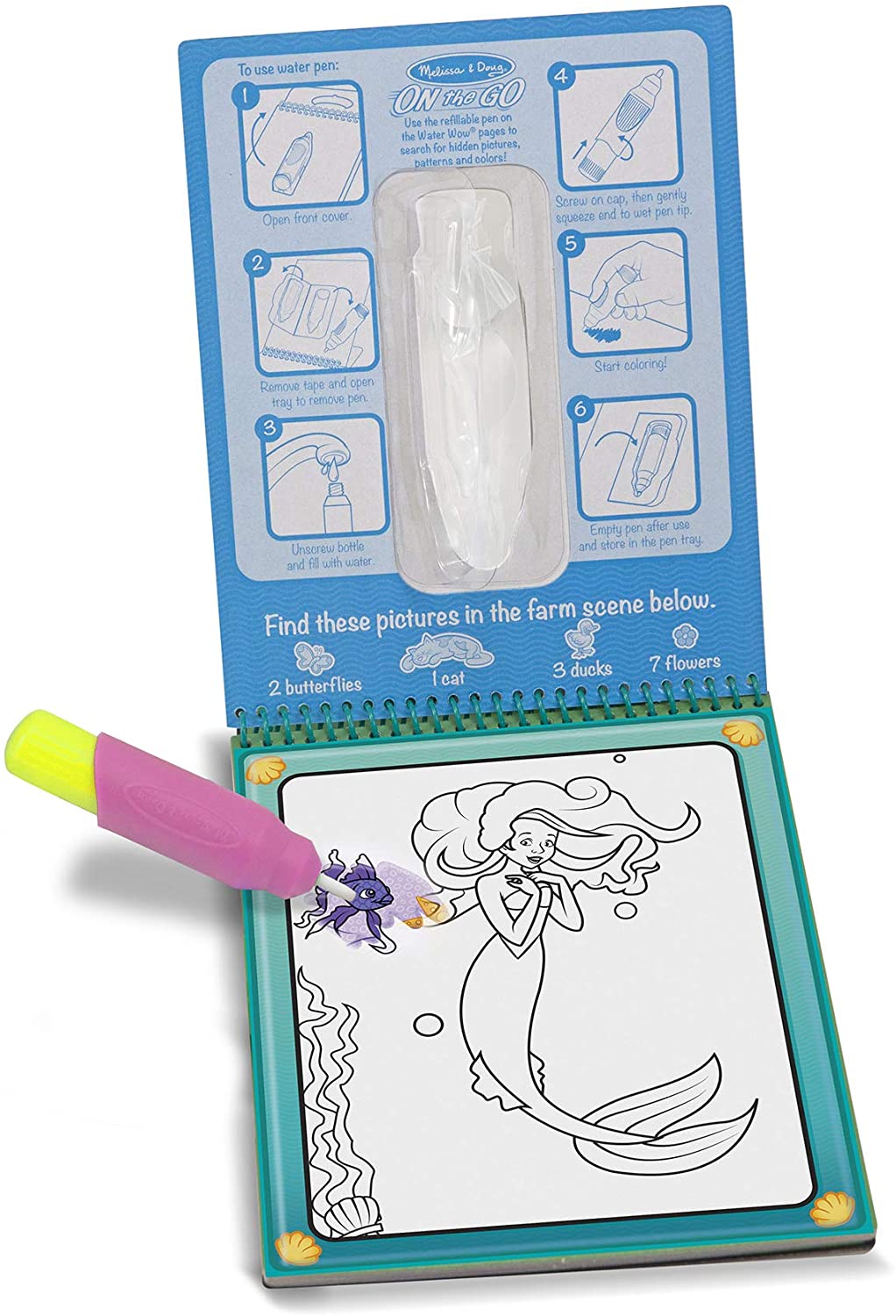 Water Wow Fairy Tale On the Go Travel Activity by Melissa Doug 1