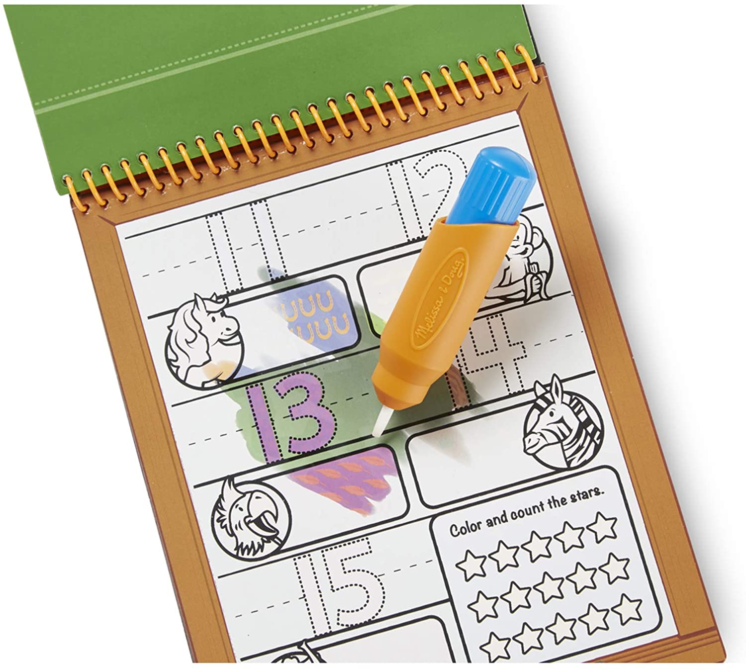 Water Wow Numbers On the Go Travel Activity by Melissa Doug 1