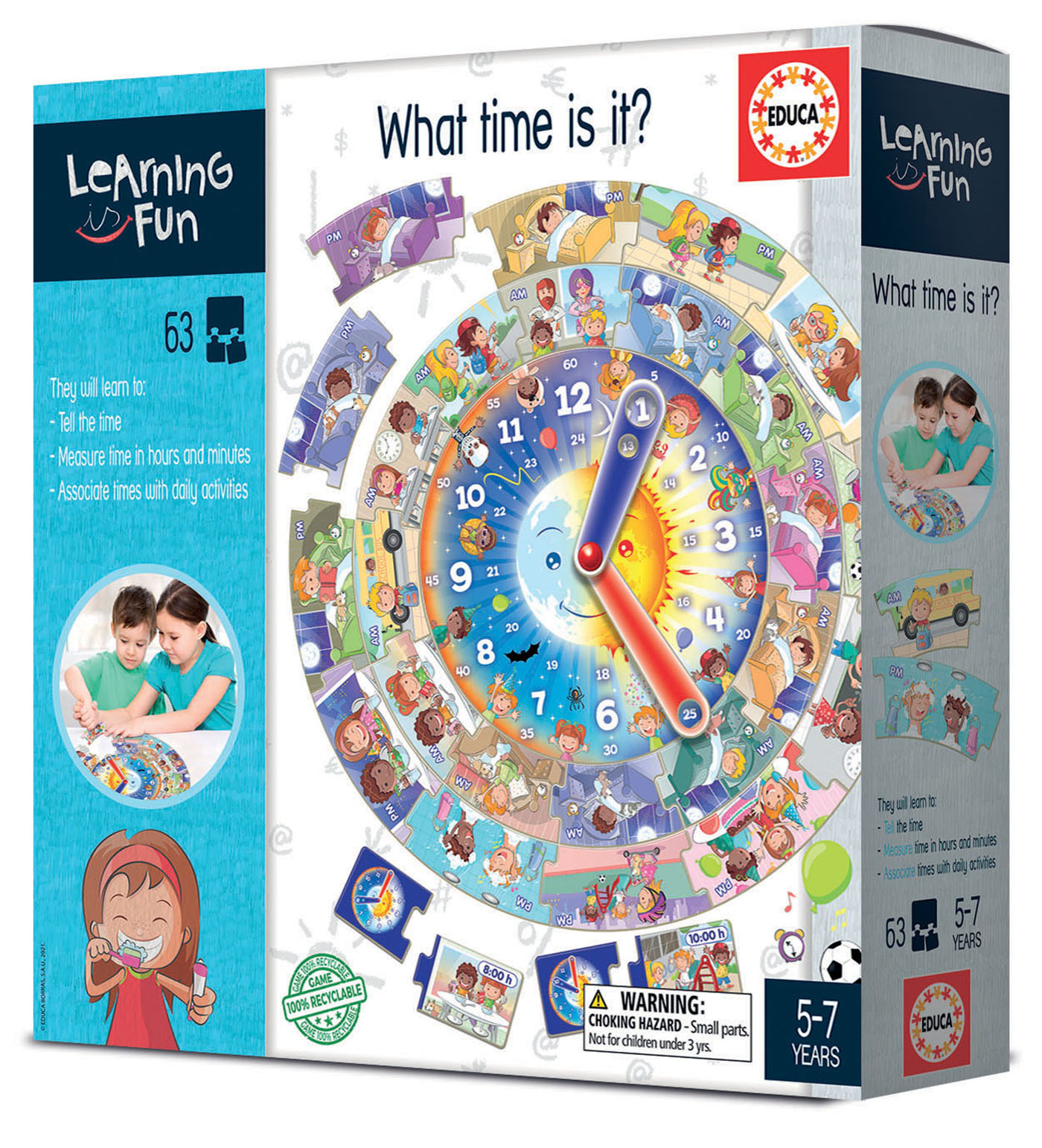 What Time Is It Puzzle by Educa 3