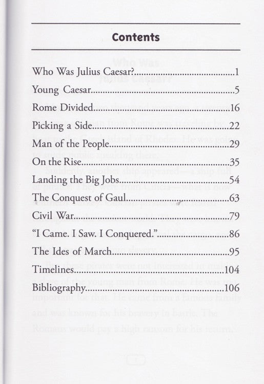 Who Was Julius Caesar by Penguin Random House 1