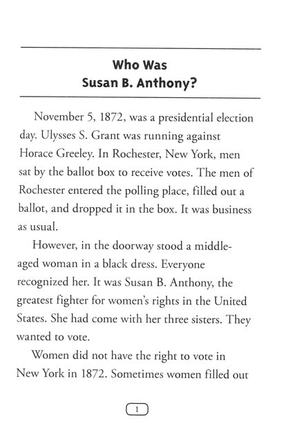 Who Was Susan B. Anthony by Penguin Random House 2