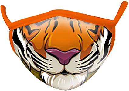 Wild Smiles Tiger Face Mask by Wild Republic
