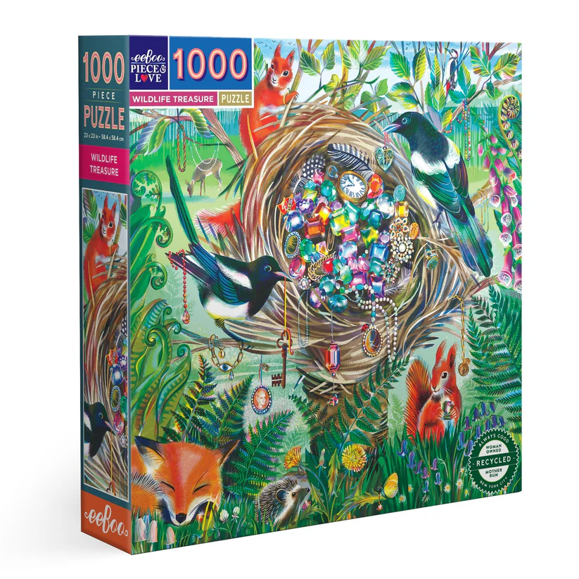 Wildlife Treasure 1000pc puzzle-by-eeBoo