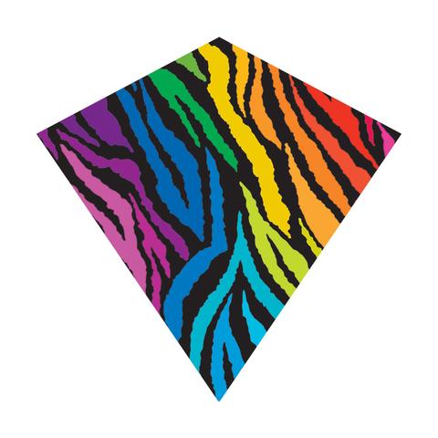 WindDiamond Stripes Nylon Kite by Brainstorm