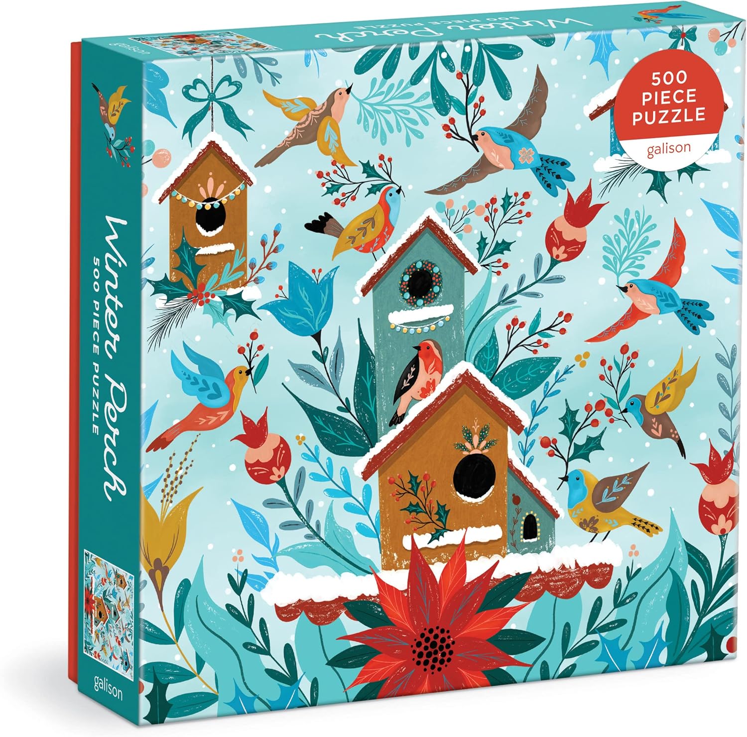 Winter Perch 500pc Puzzle-by-Galison