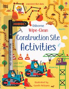 Wipe Clean Construction Site Activities by Usborne