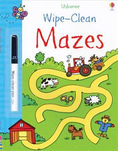 Wipe Clean Mazes by Usborne