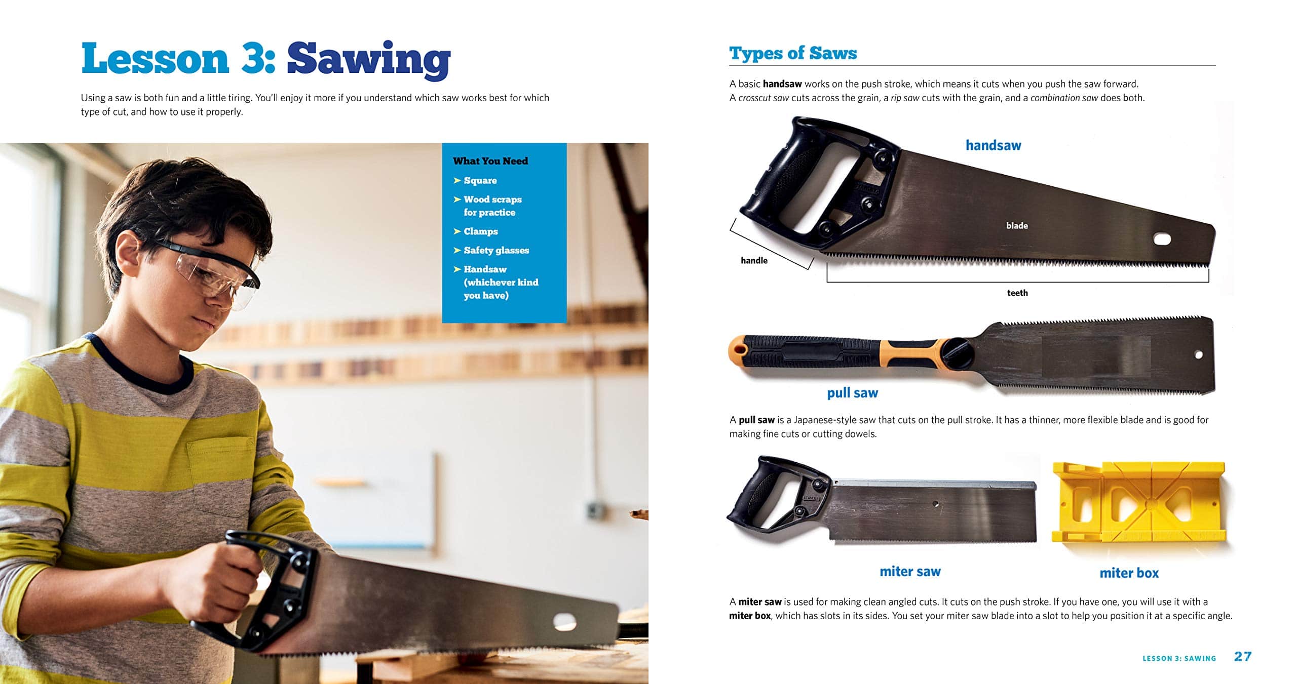 Wood Shop Handy Skills and Creative Building Projects for Kids by Workman 1