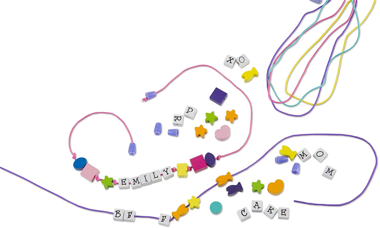 Wooden Alphabet Stringing Beads by Melissa Doug 1