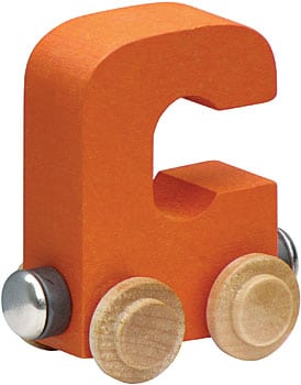 Wooden C Train Letter by Maple Landmark