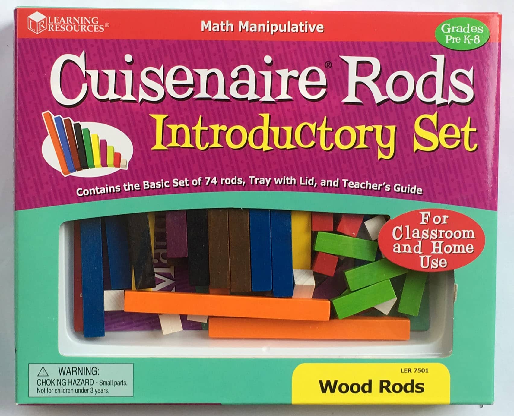Wooden Cuisenaire Rods Introductory Set by Learning Resources