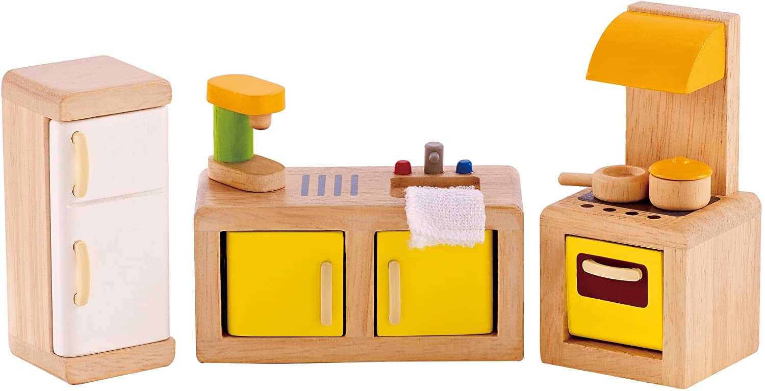 Wooden Dollhouse Kitchen by Hape