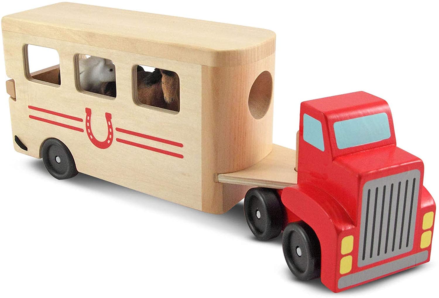 Wooden Horse Carrier by Melissa Doug 2