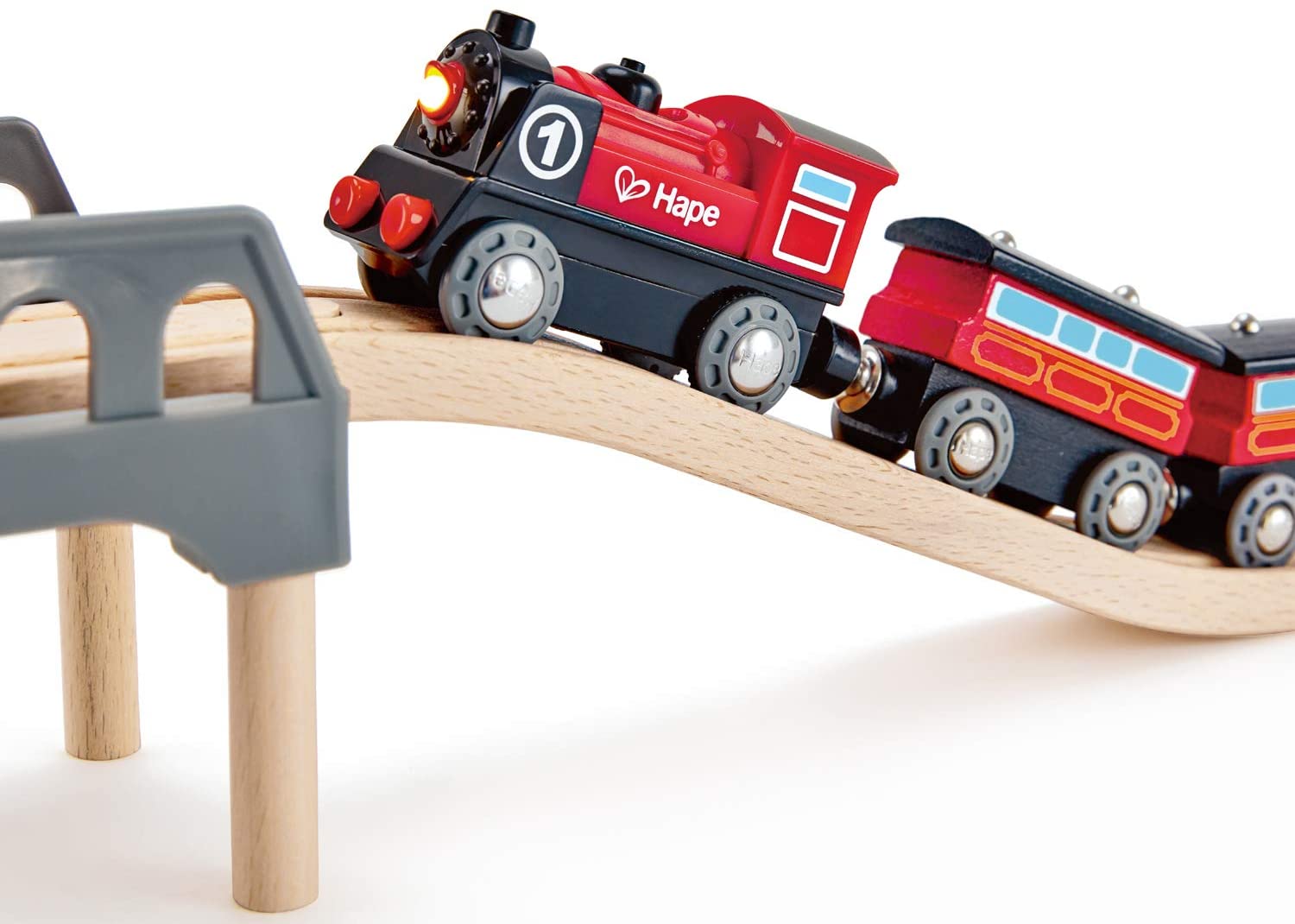 Wooden Railway Battery Powered Engine 1 by Hape 3
