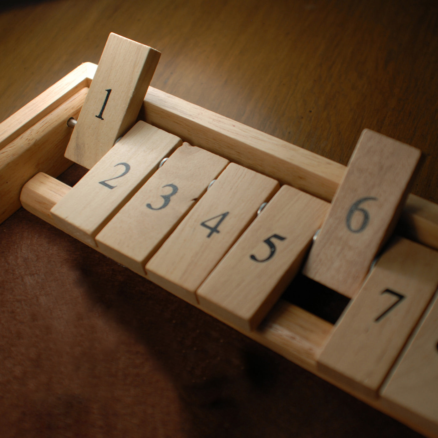 Wooden Shut The Box by WE Games 2