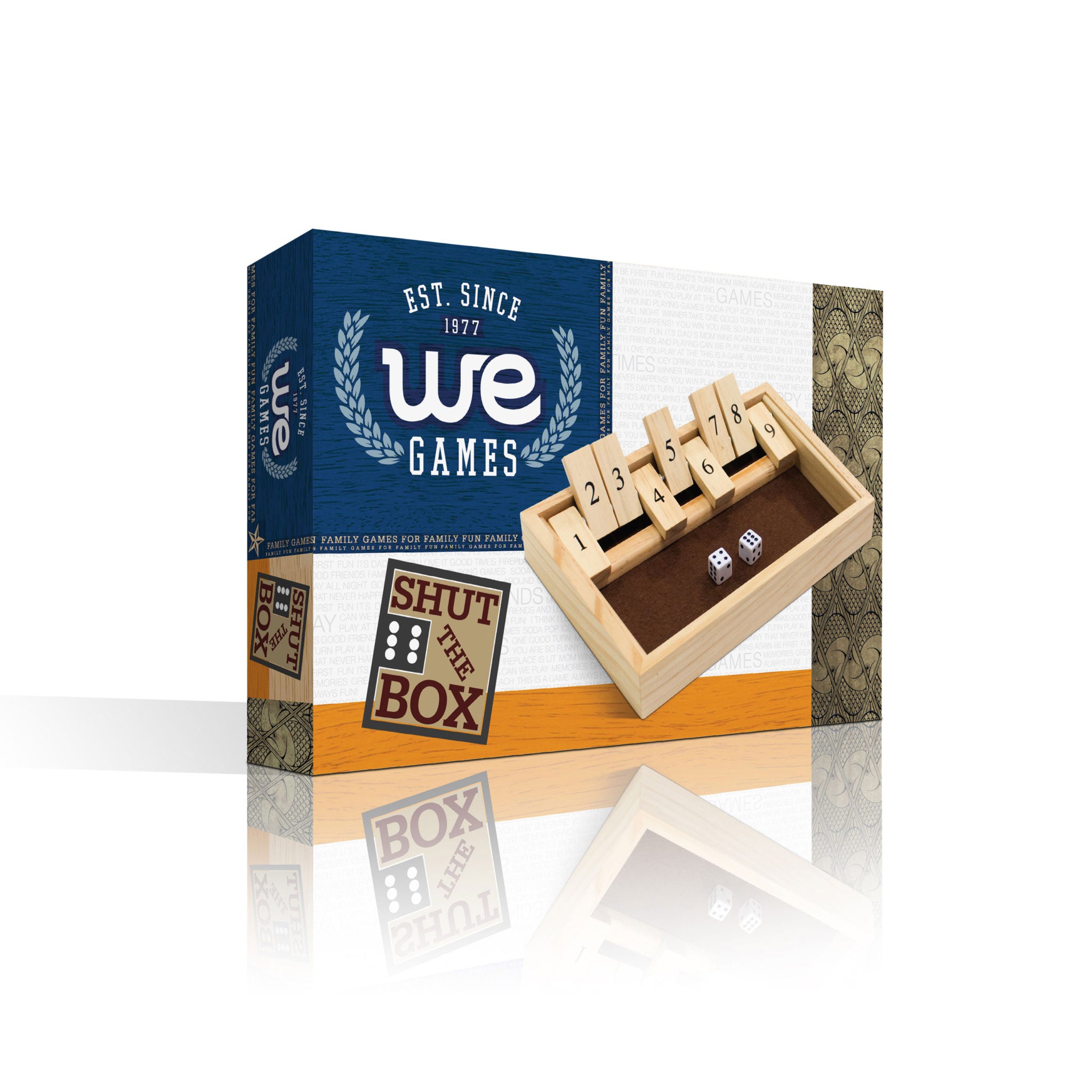 Wooden Shut The Box by WE Games
