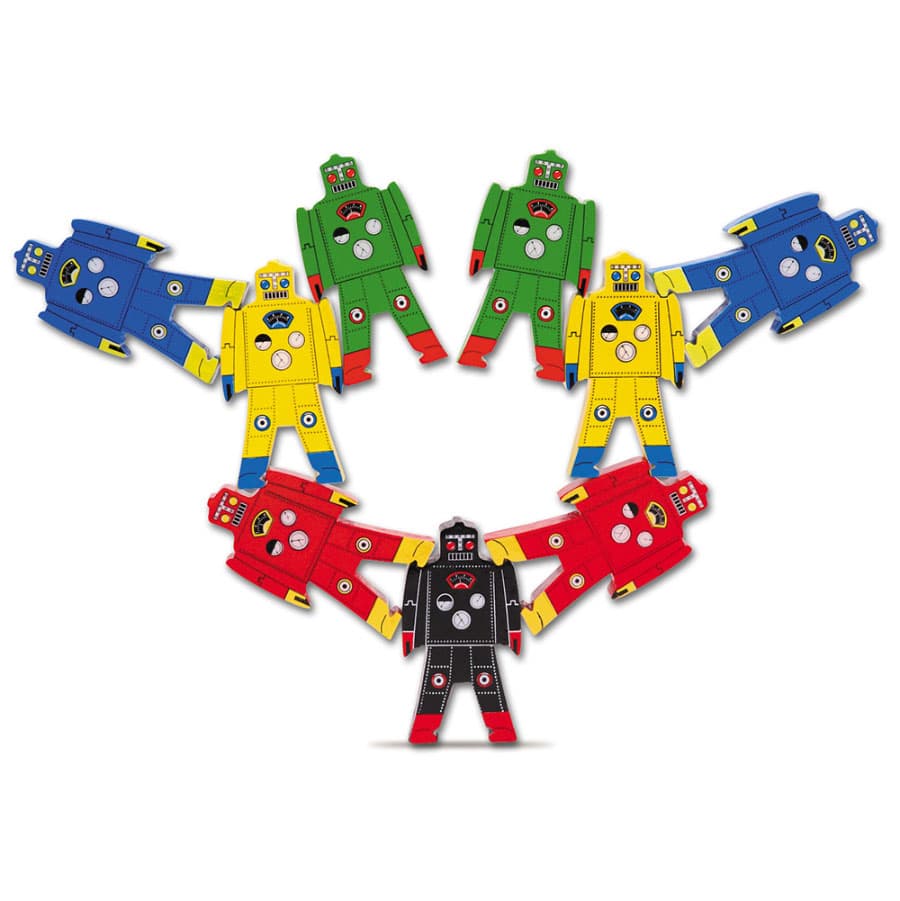 Wooden Stacking Robots by Schylling 1