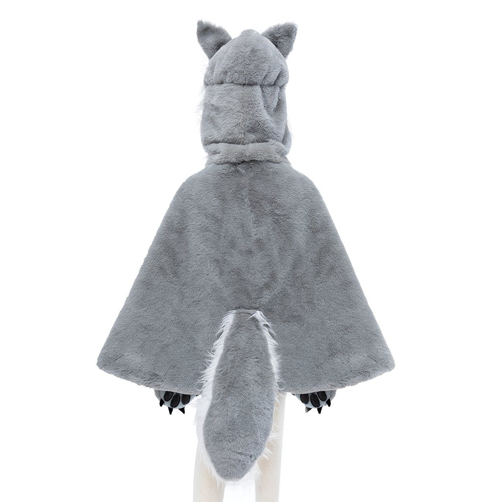 Woodland Storybook Wolf Cape Small Size 4 6 by Great Pretenders 2