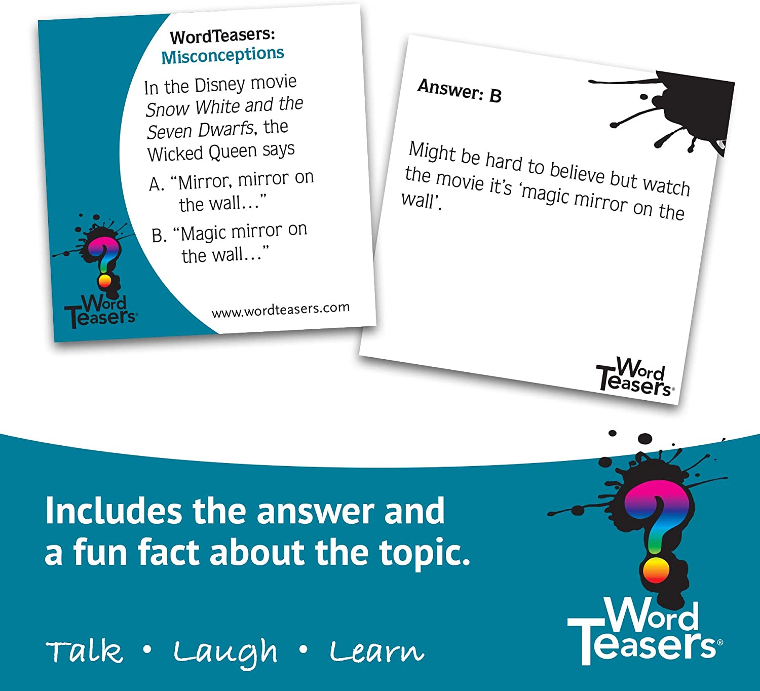 Word Teasers Misconceptions by ELM 3