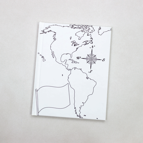 World Map Bare Book by Treetop Publishing