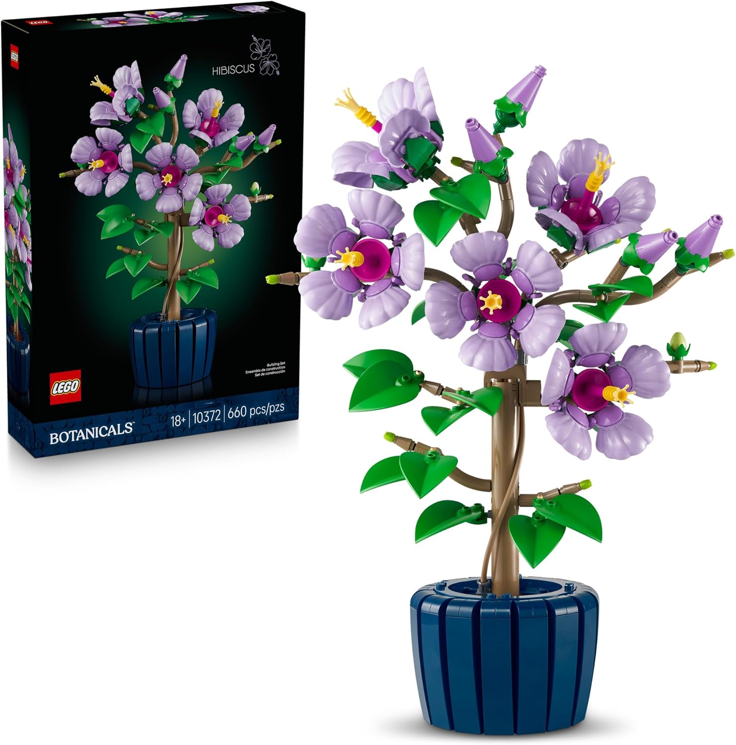 Botanicals Hibiscus Flower Building Set by Lego