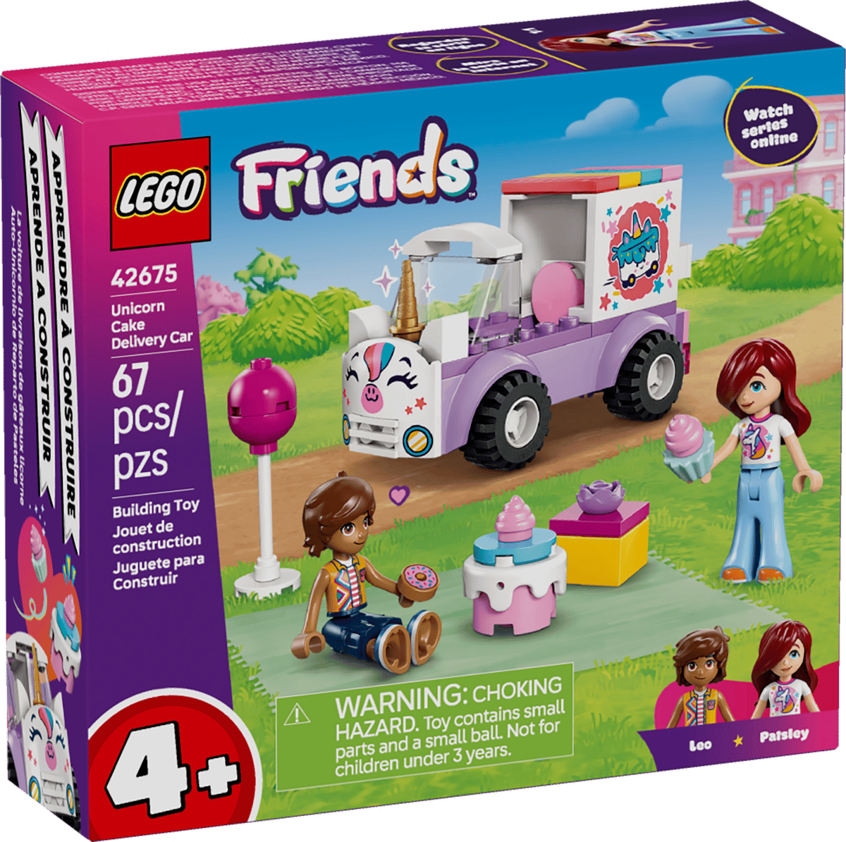 Friends Unicorn Cake Delivery Car by Lego