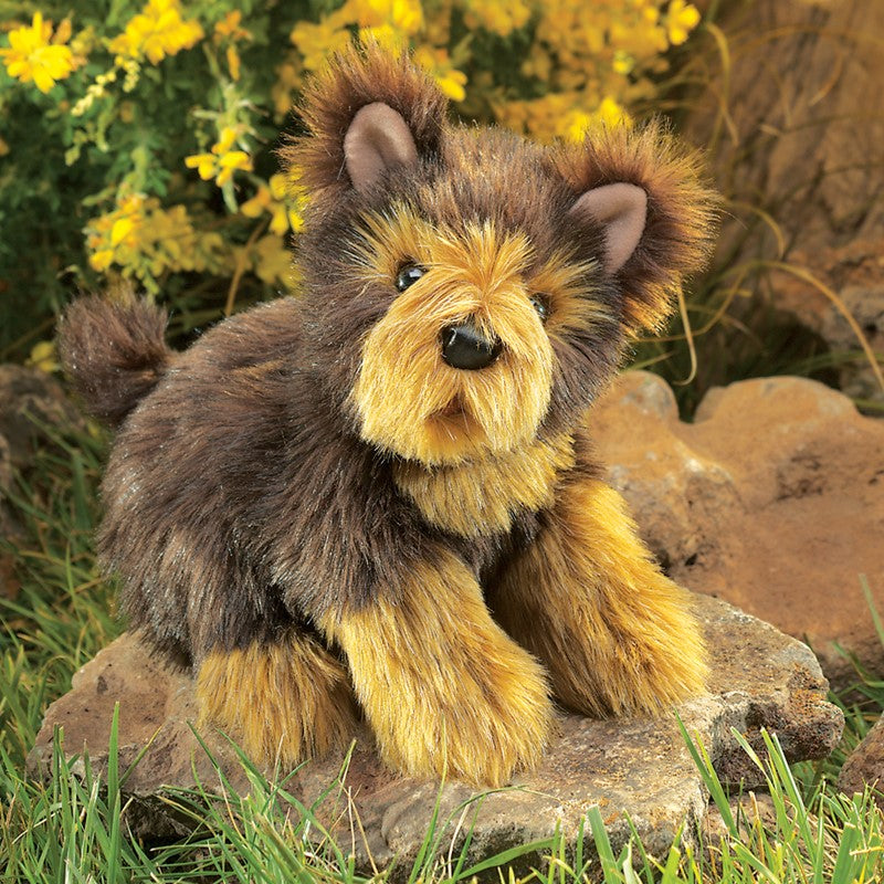 Yorkie Pup Puppet by Folkmanis 1